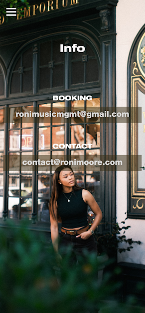 Info - Roni. Official Website